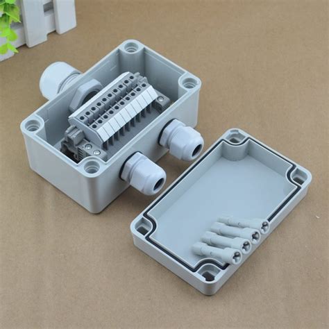 5 terminal junction box|small junction box with terminals.